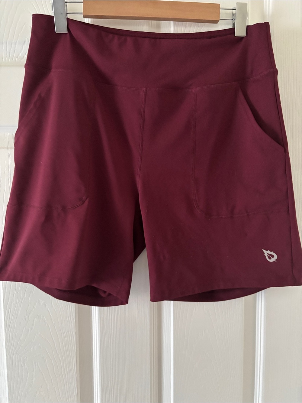 Baleaf Wine Red Athletic Shorts with Pockets